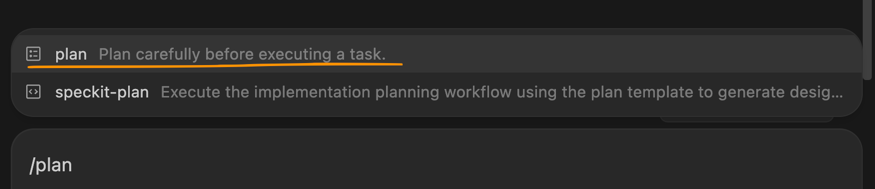 Plan Command
